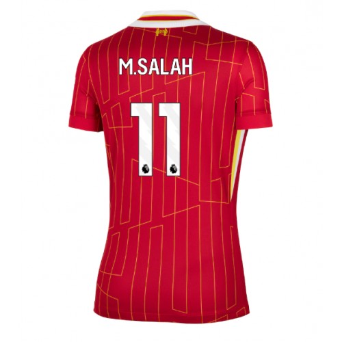 Fotballdrakt Dame Liverpool Mohamed Salah #11 Hjemmedrakt 2024-25 Kortermet